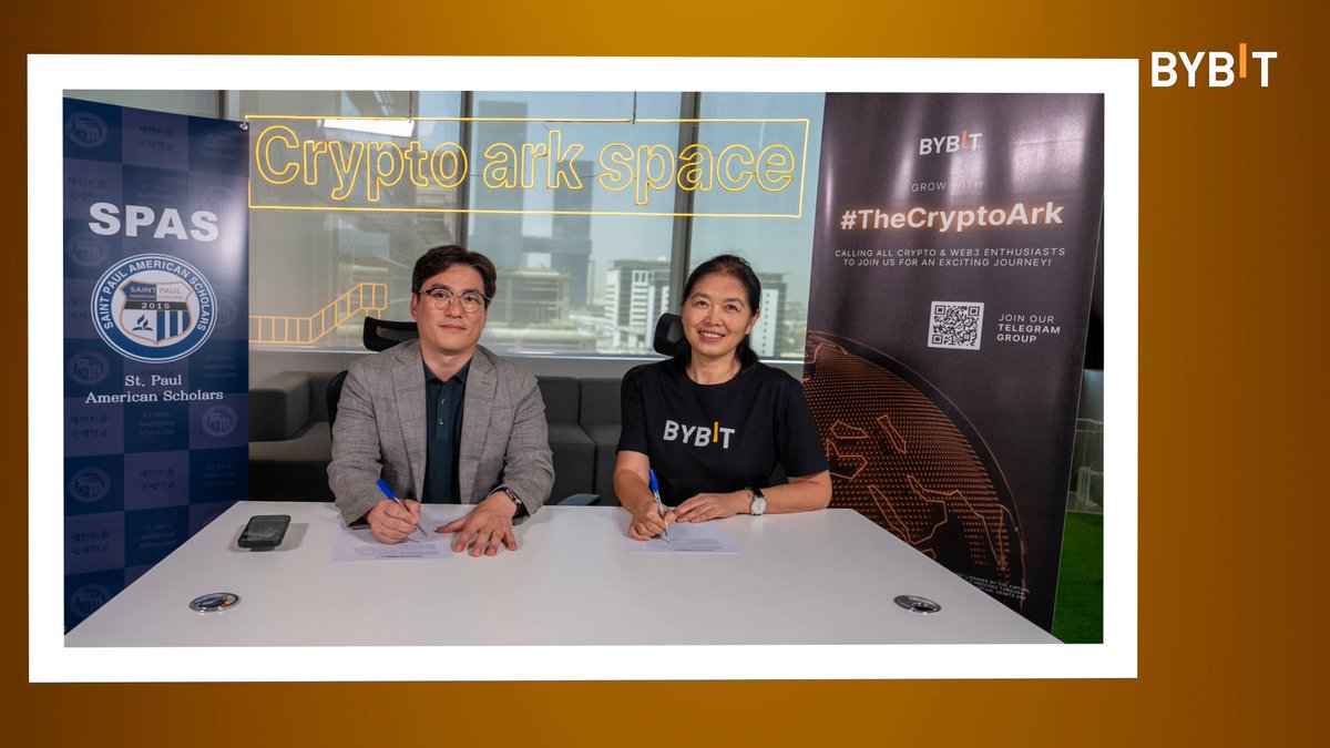 We welcomed the St. Paul American Scholars delegation to our Dubai HQ as part of our mission to nurture the next generation of blockchain talent and deepen our educational partnership. Bybit is awarding scholarships to 300 SPAS students — empowering future blockchain leaders. Learn more 👉 #CryptoArk #CryptoEducation