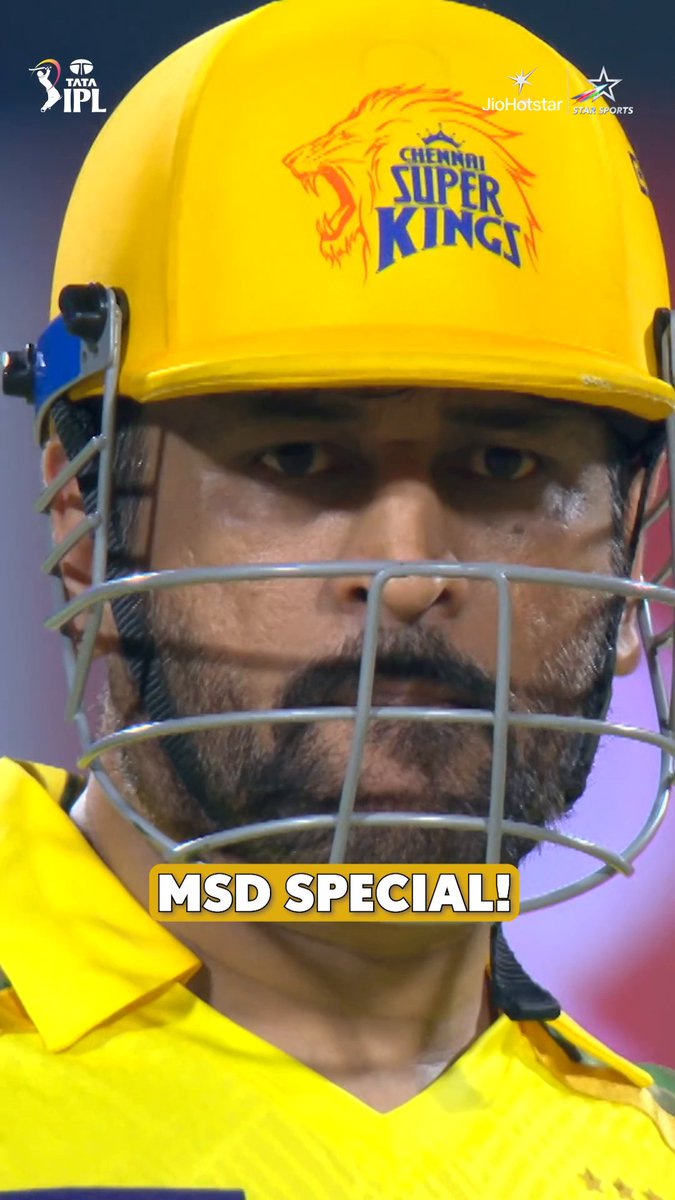 #MSDhoni did what he does best took it deep, held his nerve, and led his team to victory. 💛 KKR fans are left heartbroken as they lose this must-win clash, with their playoff chances now hanging by a thread. #IPLRace2Playoffs 👉 #PBKSvDC | THU, 8 MAY, 6:30 PM on Star Sports -1, Star Sports - 1 Hindi & JioHotstar!