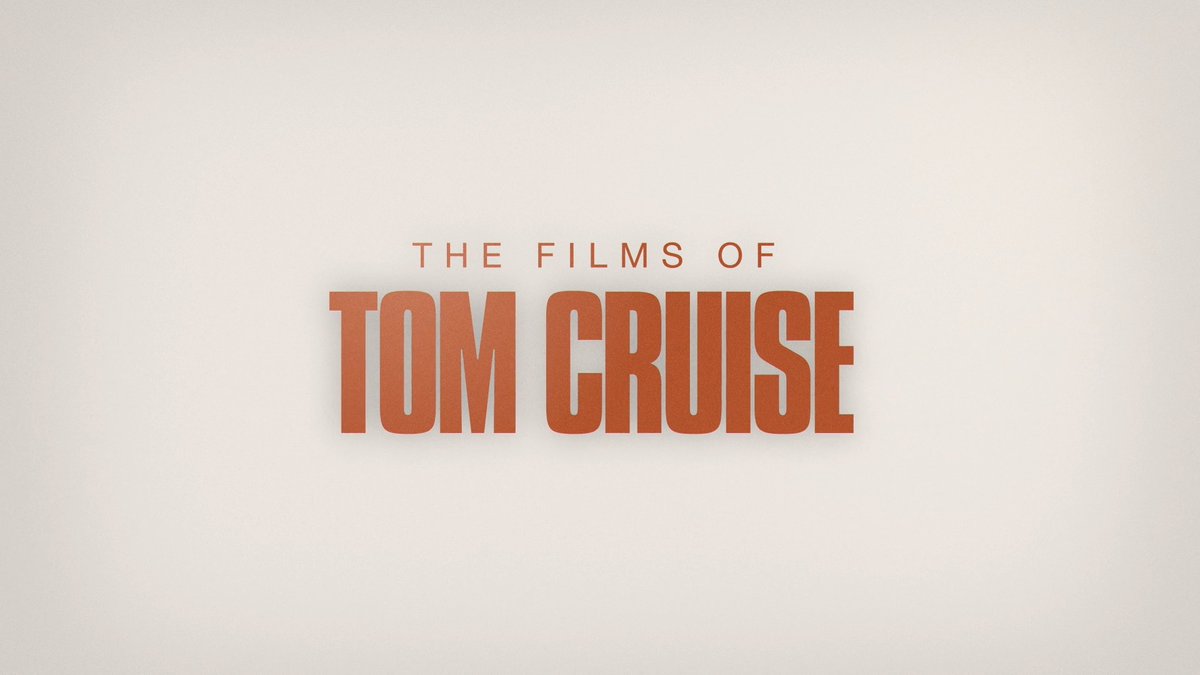 It's Tom Cruise month! Our season celebrating Cruise's extraordinary career runs throughout May at BFI Southbank. We'll see you at the movies.