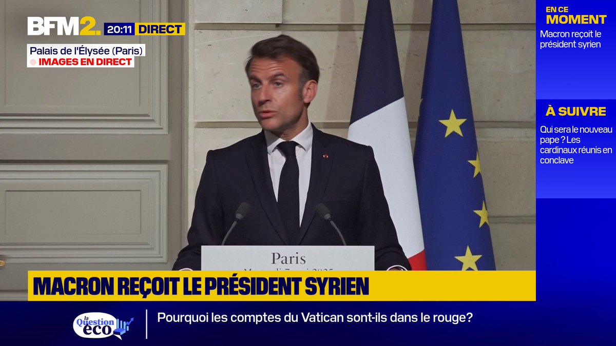 Emmanuel Macron : "Que serait la diplomatie si nous ne recevions que des gens avec qui nous sommes totalement d'accord" #BFM2