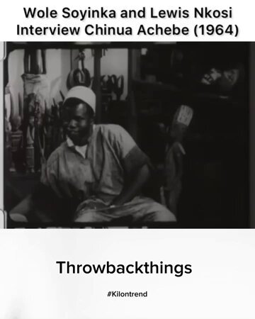 In this short clip, South African writer Lewis Nkosi interviews Wole Soyinka and Chinua Achebe (1964)