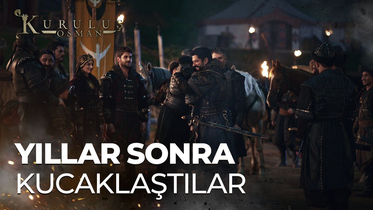 Osman Bey ve Turgut Gazi bir araya geldi. "Atamın yoldaşı, yadigarı, yiğitler yiğidi Turgut Gazi..." #KuruluşOsman atv