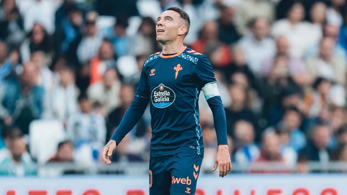 37 años tiene la criatura. Puro SHOW en el Bernabéu 🔥 Iago Aspas Juncal #RealMadridCelta ⋄ #LALIGAHighlights