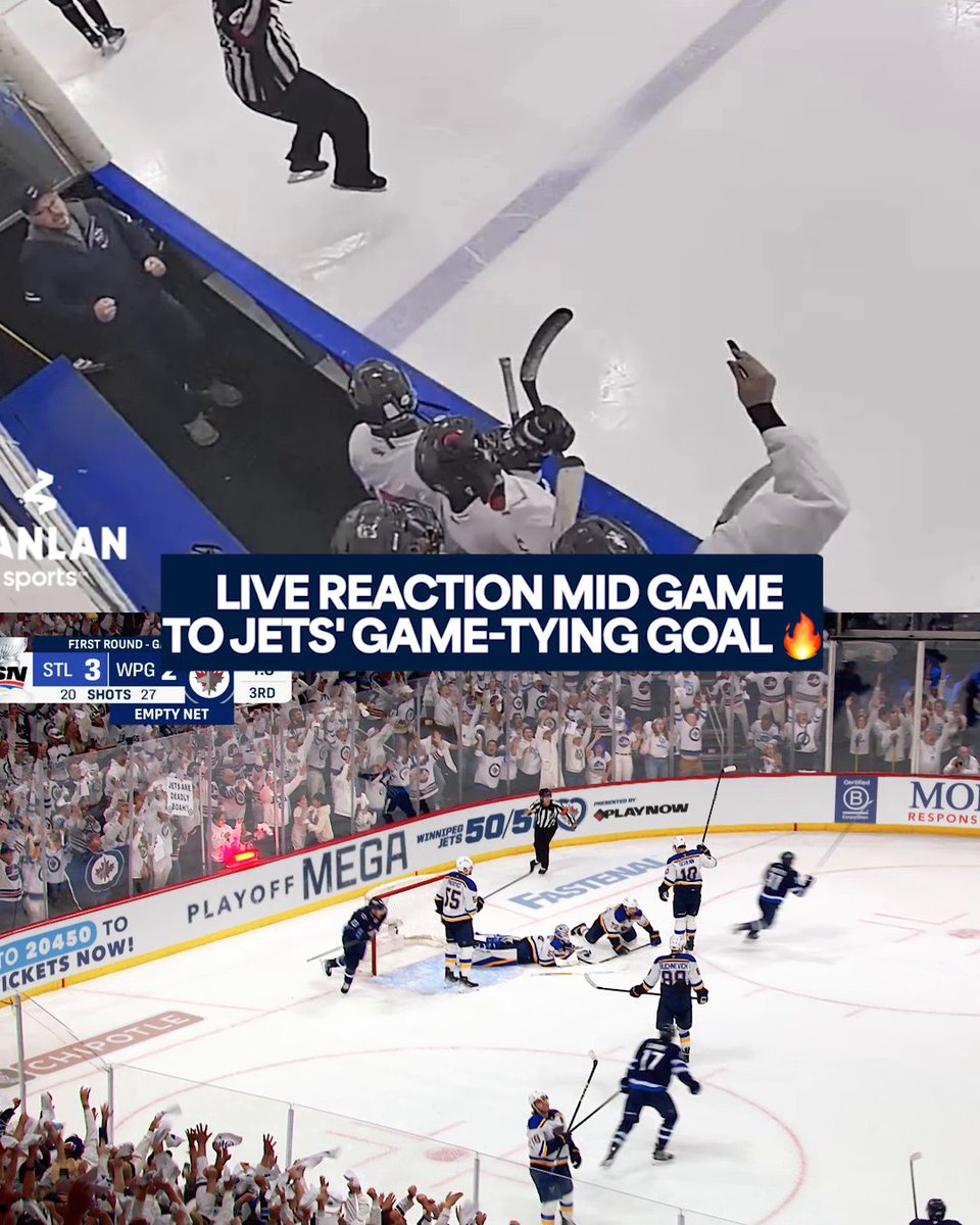 Time out? 😅 #StanleyCup 📺: Dallas Stars vs. Winnipeg Jets Game 1 TONIGHT at 9:30p ET on ESPN, Sportsnet, and TVA Sports (🎥: IG/carter.polanski)