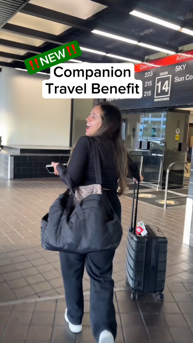 Companion travel has officially entered the chat. 🎉 Any friend. Any flight. Any time. ✨ Learn more ➡️ *Terms and conditions apply.