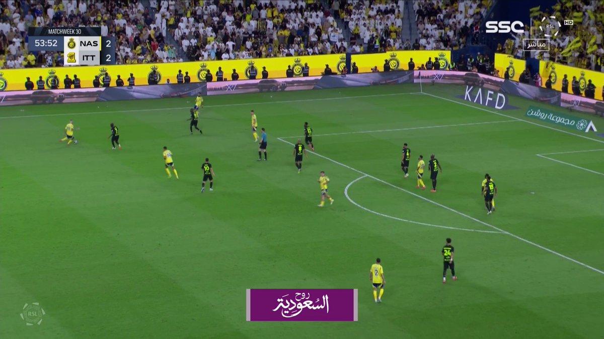 ماني يهدرها🤯 #دوري_روشن_السعودي #النصر_الاتحاد | #SSC