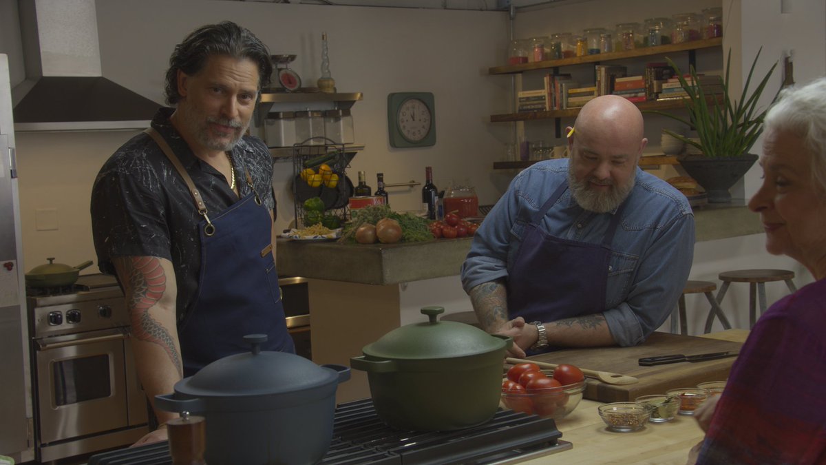 Can Joe Manganiello, 5 Italian nonnas, and Chef Evan Funke agree on how to make a proper sauce?? NONNAS premieres this Friday!