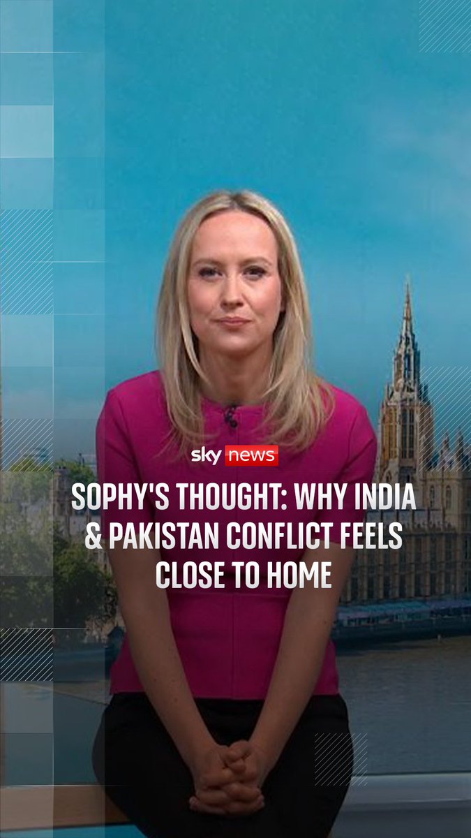 Tensions between India and Pakistan are rising. Sophy Ridge explains why the conflict feels close to home ⬇️