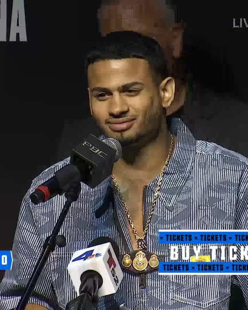3️⃣x World Champion Rolly 🤍 opens our presser with 3 simple words. "WE DID IT."