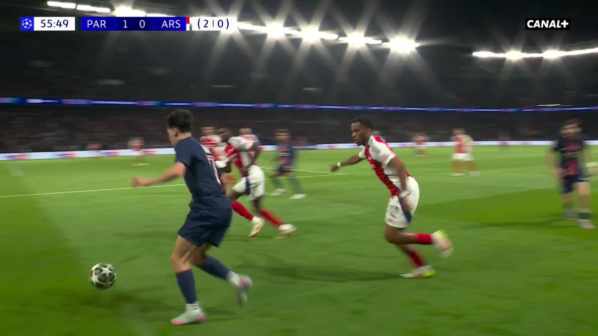 Les flashbacks de Javier Pastore 🇦🇷 face à Chelsea qui reviennent sur ce numéro de Vitinha 🇵🇹. ✨❤️💙 🎥 CANAL+ Foot