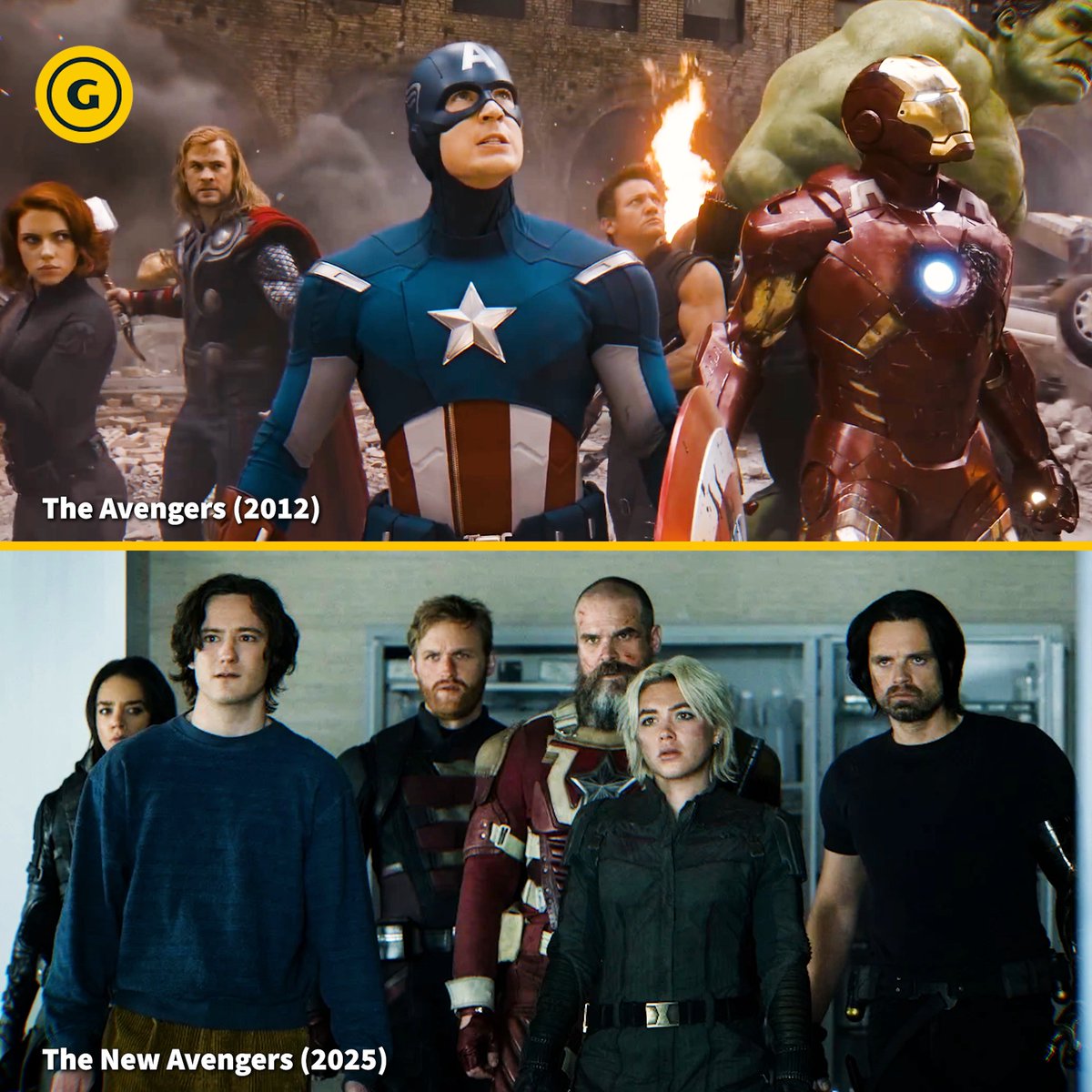 The Avengers Then vs. Now 👀