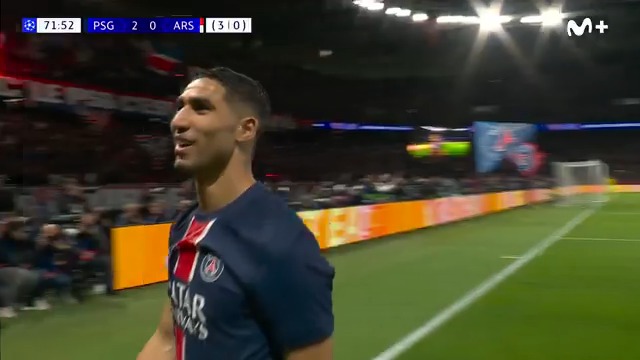 LATERAL GOLEADOR. 🎯 La definición de Achraf Hakimi. #UCL #LaCasaDelFútbol