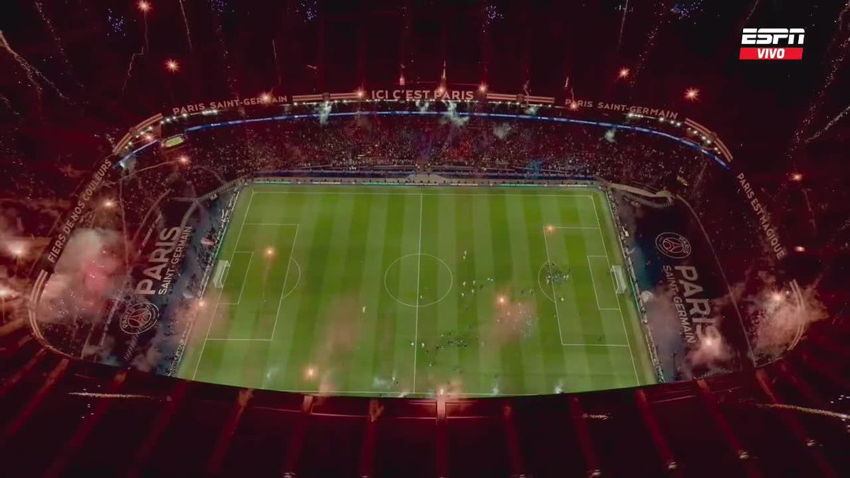 ¡IMPRESIONANTE FIESTA EN EL PARQUE DE LOS PRÍNCIPES PARA EL FINALISTA DE LA #CHAMPIONSxESPN! 📺 Toda la #UCL, por #DisneyPlus