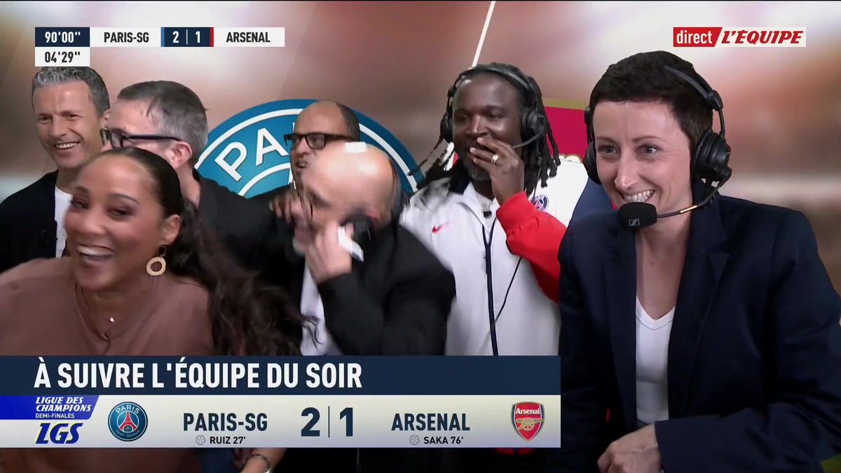 LE PSG SE QUALIFIE POUR LA FINALE DE LA LIGUE DES CHAMPIONS ! Le club parisien s'impose face à Arsenal et ira défier l'Inter à Munich le 31 mai prochain #lequipeFOOT #PSGARS