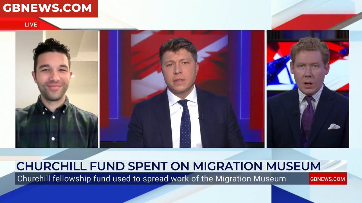 'I don't think it's offensive, I think it's historically illiterate.' Historian David Oldroyd-Bolt reacts after it's reported the Churchill fellowship fund has been used to spread the work of the Migration Museum.