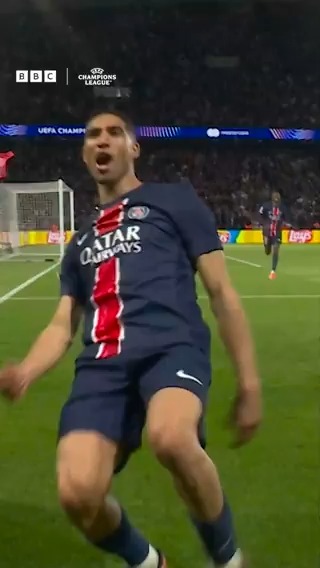 Achraf Hakimi's splendid finish which ended Arsenal's #UCL hopes. #BBCFootball