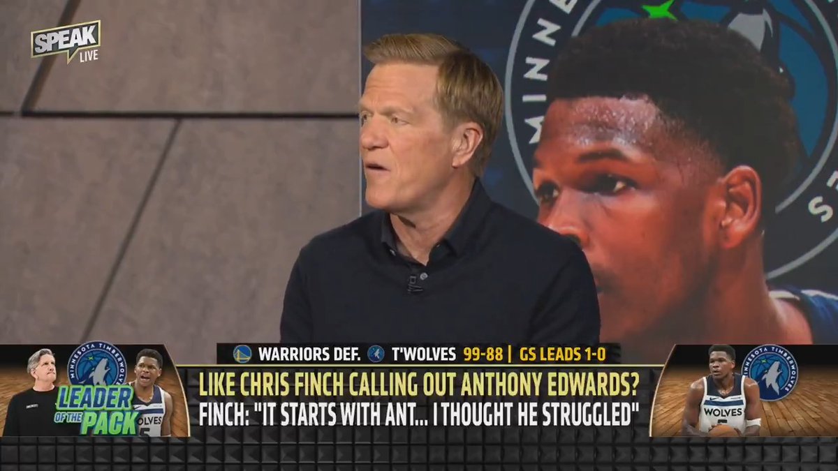 .Ric Bucher: Chris Finch was right in calling out Anthony Edwards. “When the game first started… it was almost like he came to show that he could go toe-for-toe with Steph in shooting 3s.”