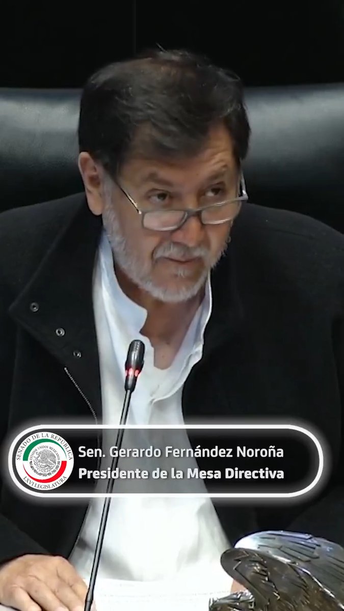 📌 El presidente de la Mesa Directiva, Fernández Noroña, dio lectura a un pronunciamiento referente al conflicto en Gaza.