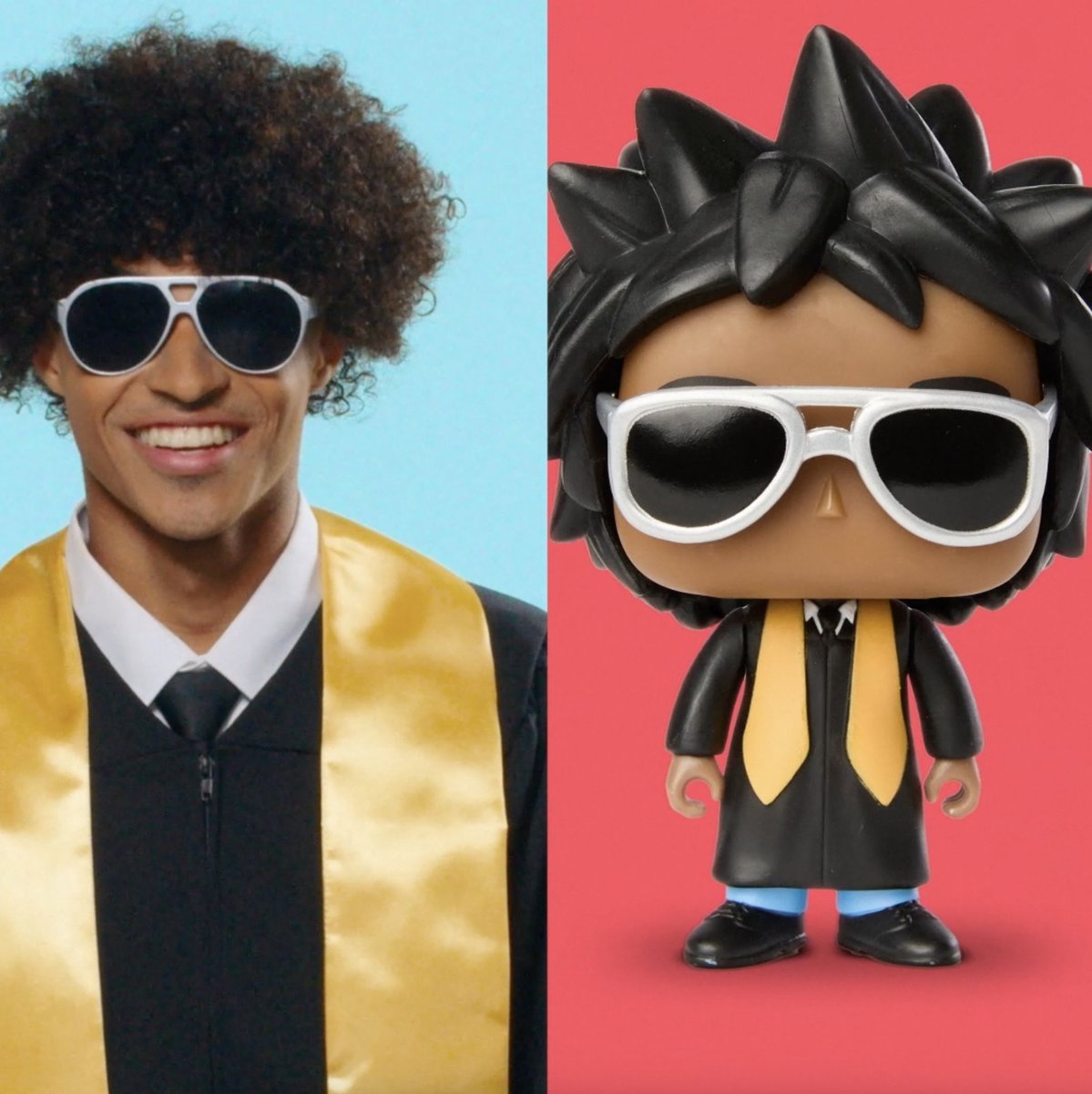 Graduation just got personal! 🎓 Create a custom #POPYourself figure for your grad today. 👩‍🎓👨‍🎓
