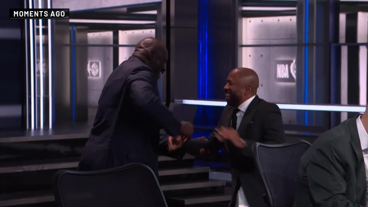 TNT. WE KNOW DRAMA ‼️ The Fellas are lovin' the #NBAPlayoffs 😂