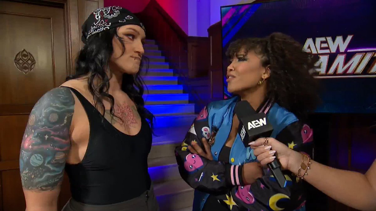 Willow Nightingale issues a challenge to Kris Statlander on #AEWCollision TOMORROW NIGHT! Watch #AEWDynamite LIVE on TBS &amp; MAX Willow Nightingale | Kris Statlander