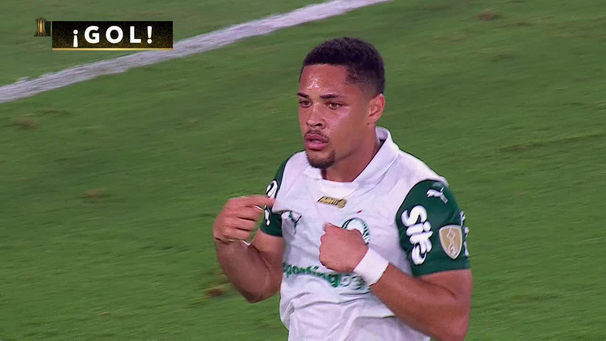 DIVERTITE... GOLAZO DE VITOR ROQUE PARA EL 2-0 DE PALMEIRAS A CERRO PORTEÑO. 📺 Mirá TODA la CONMEBOL #Libertadores por #DisneyPlus Premium