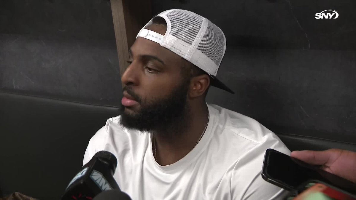 Mitchell Robinson was asked about being intentionally fouled: "Actually, that makes me feel like I'm a threat."