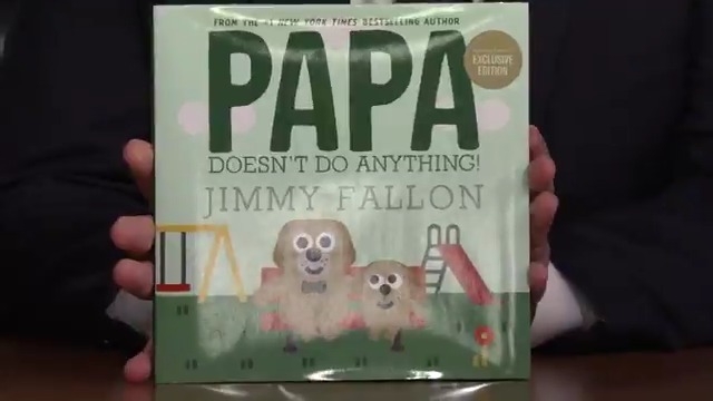 Jimmy’s new book, PAPA Doesn’t Do Anything, comes out next week! #FallonTonight
