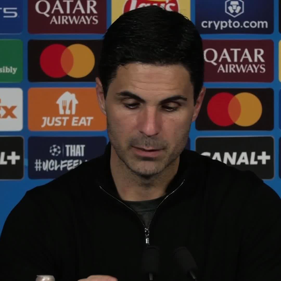 "They just told me that" 🗣️ Mikel Arteta believes Arsenal were the better team in the Champions League semi-finals and that PSG agrees with him 🔴