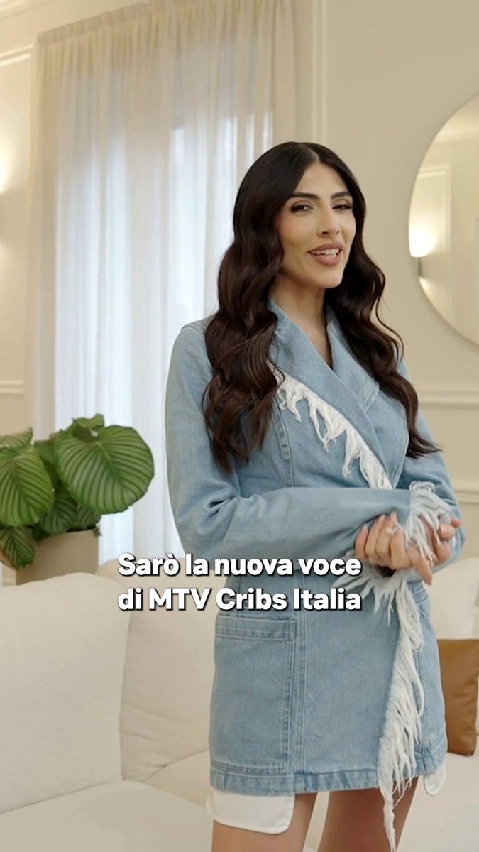 ATTENZIONE 💙Giulia Salemi sarà la nostra voce per la nuova stagione di #MTVCribsItalia 💙 Dall’8 giugno, ogni domenica alle 21 su MTV (Sky 131, 122 di Sky Glass) e anche su NOW! E dal 10 giugno è disponibile su Paramount+ Italia