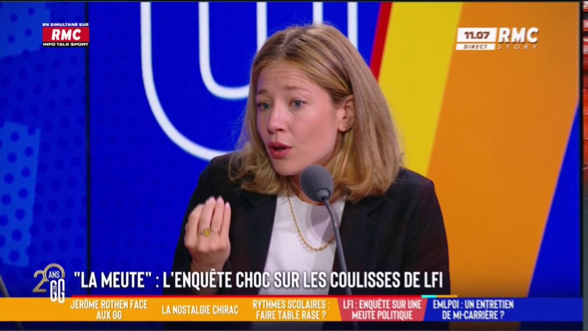 🚨 "La Meute" : L'enquête choc sur les coulisses de LFI 🎙️ Charlotte Belaïch, journaliste : "À LFI, celui qui doute trahit. Il y a des purges pour que Mélenchon puisse asseoir sa domination sur les siens." #GGRMC