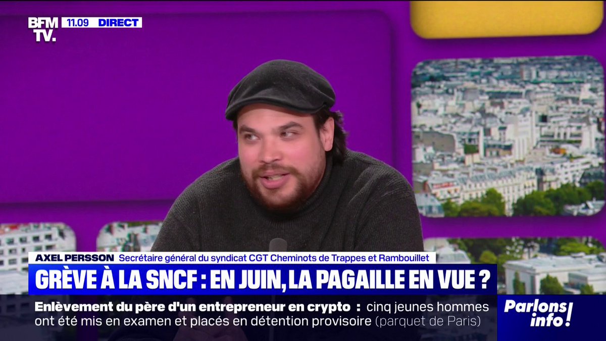 💬 "La direction a refusé d'en discuter jusqu'à ce qu'on appelle à la grève" La CGT-cheminots appelle à la mobilisation les 4, 5 et 11 juin prochains