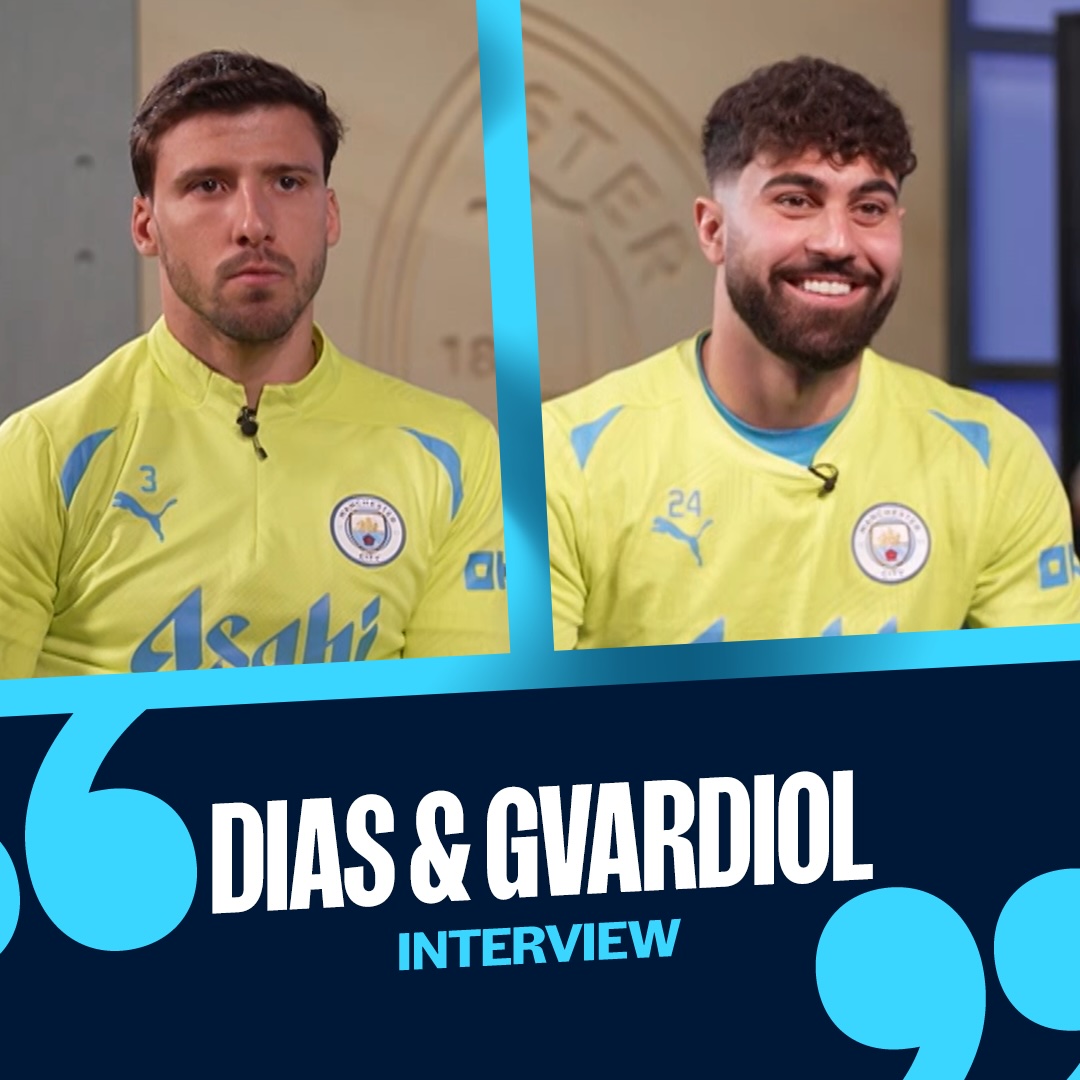 “The relationship between me and Ruben [Dias], I think it is really good as you can see by the way we work on the pitch and the way we help each other" 💬 Rúben Dias and Joško Gvardiol talk about their partnership on the pitch, inspirations, ambitions and much more 🙌