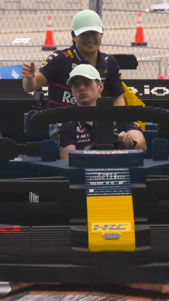 Max still keeping to track limits in the LEGO car 😅👌 #F1 #MiamiGP