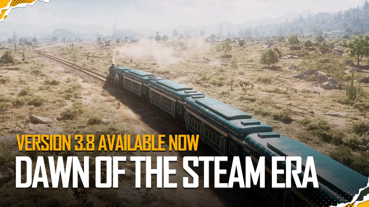 Have you ever experienced the thrill of battling on top of a train? New combat scenarios are here to challenge you with more complex battle environments! PUBG MOBILE Version 3.8 is making its grand debut, bringing the Steampunk Frontier to life, and featuring an epic collaboration with ATTACK ON TITAN. Don’t miss out! 📲 #PUBGMOBILE #PUBGM380 #PUBGMxAttackOnTitan #AttackOnTitan #AOT
