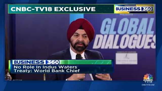 #CNBCTV18Exclusive I 'The WorldBank has no role to play in the #IndusWaterTreaty,' says their president #AjayBanga in conversation with Shereen Bhan Banga adds that the pact is between two sovereign nations, and the #WorldBank can only play the role of a facilitator #GlobalDialogues #IndiaPakistanTensions #IndiaPakistan Read: