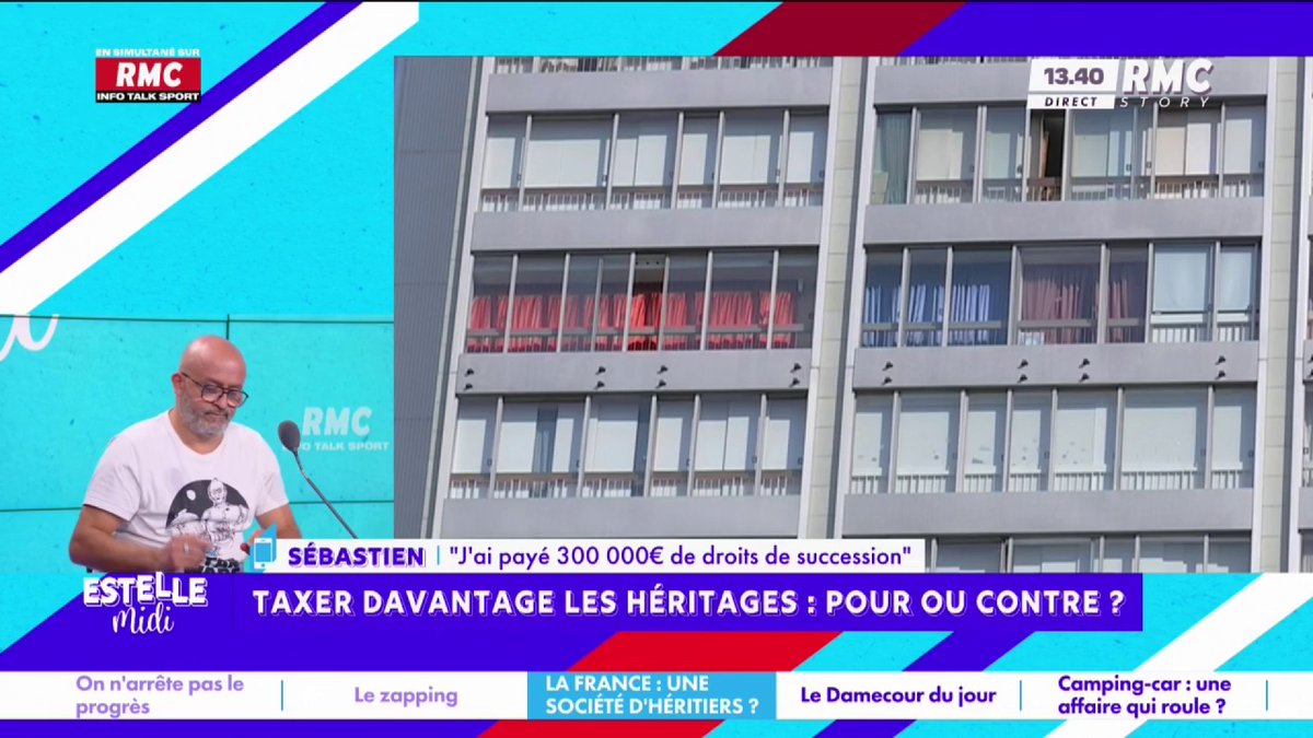 💶 Taxer davantage les héritages : pour ou contre ? 📞 Sébastien : "Dans ce pays, l'immobilier est devenu un poison successoral ! La succession de ma maman était à 2,2 millions... Avec ma sœur, on a payé 300 000€ ! Vous trouvez ça normal ?!" #EstelleMidi