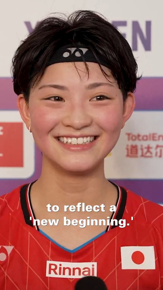 What do you think of 🇯🇵 Tomoka Miyazaki’s new hairstyle? 😍 #ThrowbackThursday #Xiamen2025 #SudirmanCupFinals #badminton