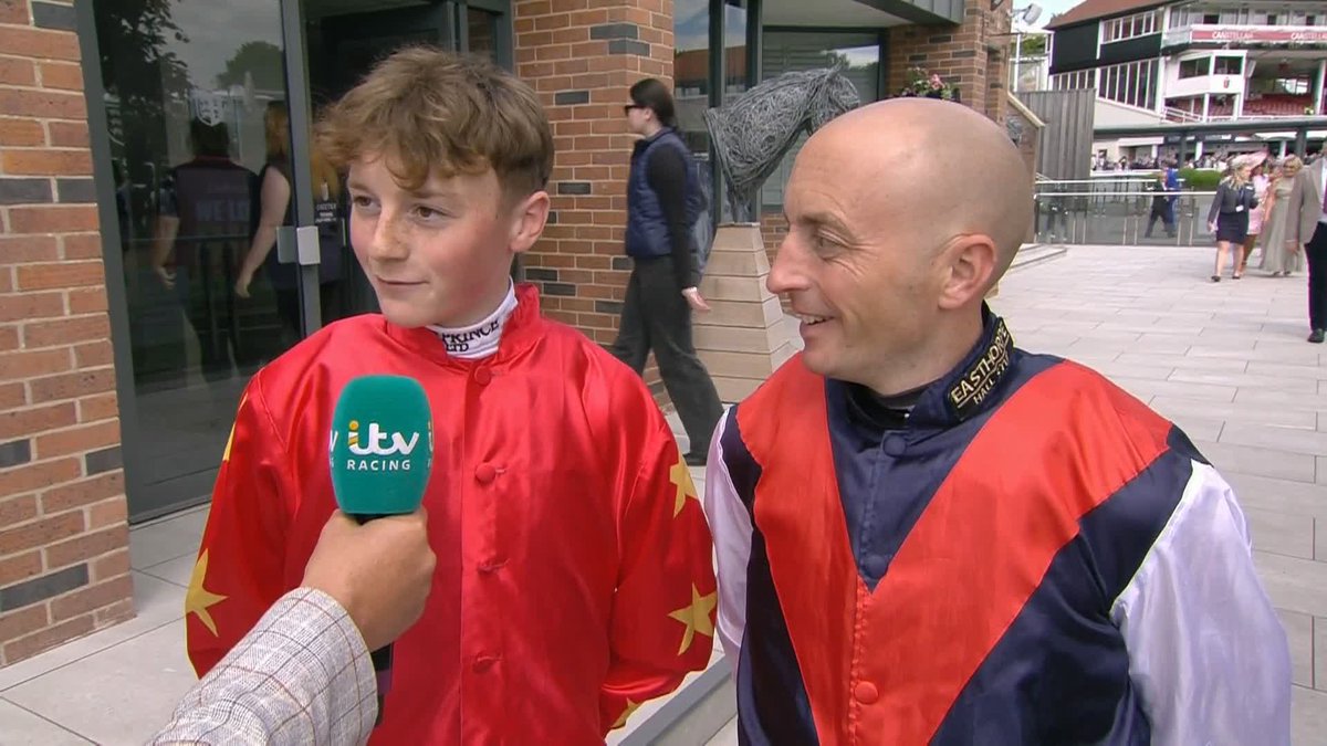 Here's something you don't see every day... 👨👦 Father v son in the same race 👏 Introducing Duran and Warren Fentiman 🏇