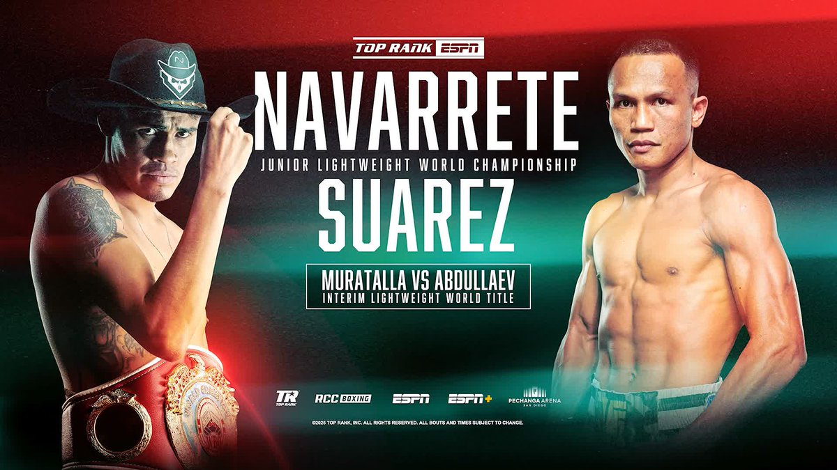 Emanuel Navarrete vs Charly Suarez 🍿 Watch the action on Sky Sports Main Event and Sky Sports Action from 1am on Sunday 📺