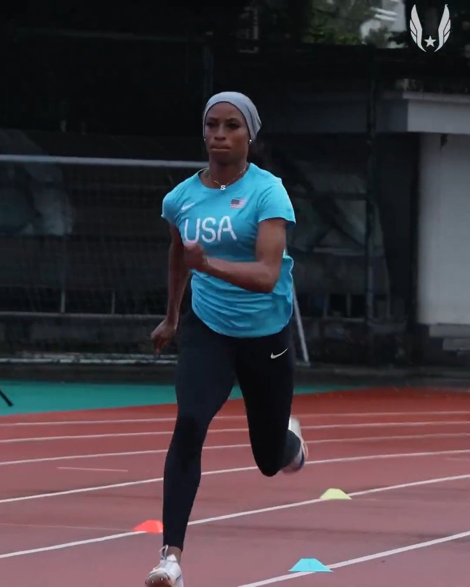 🇺🇸Team USA getting ready for #WorldRelays 🎥: USATF