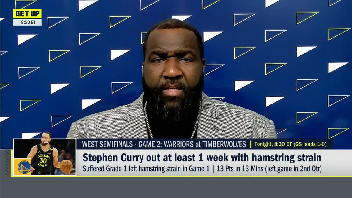 .Kendrick Perkins believes the Warriors can "absolutely" win this series vs. the Timberwolves, even after Steph Curry's injury. "Absolutely, because they have Playoff Jimmy."