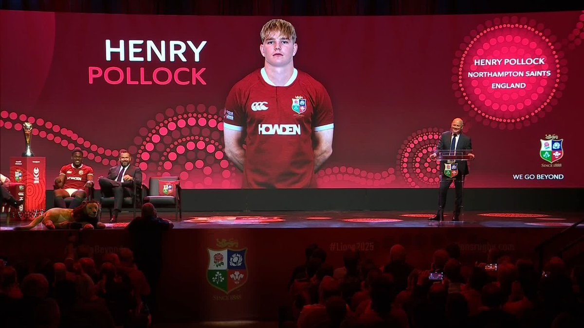 HENRY POLLOCK IS A BRITISH AND IRISH LION! 🦁