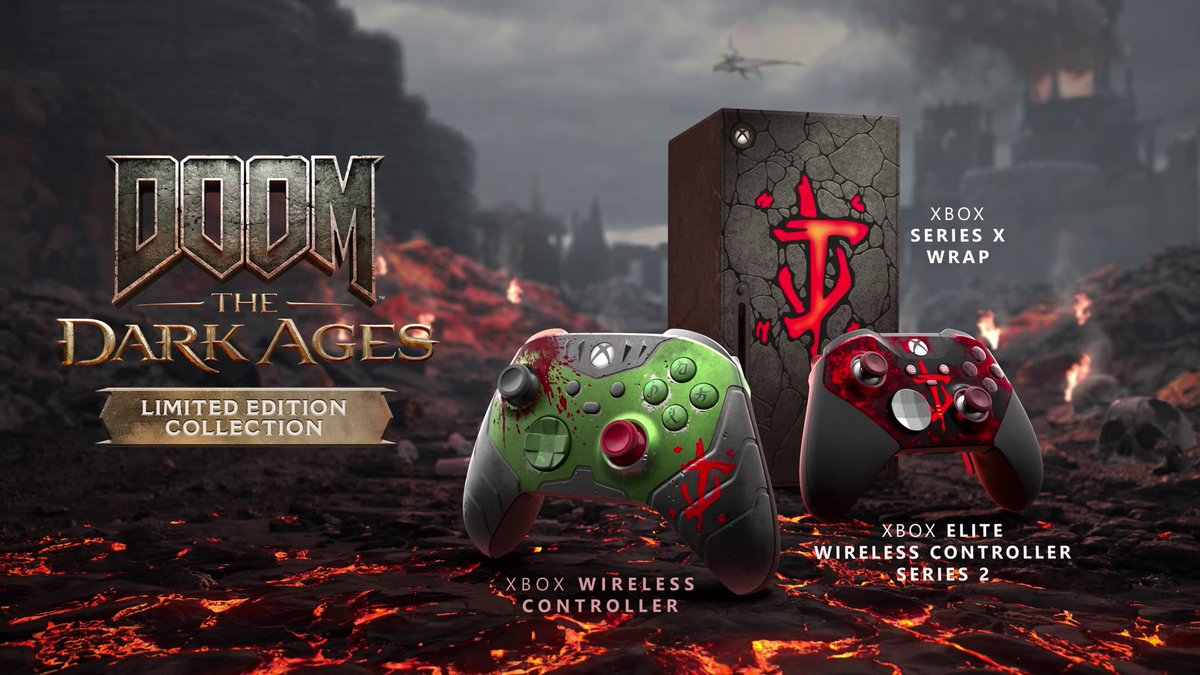 Forged for a Slayer, made for mayhem 🎮 Rein in Hell with the DOOM: The Dark Ages Limited Edition Collection: