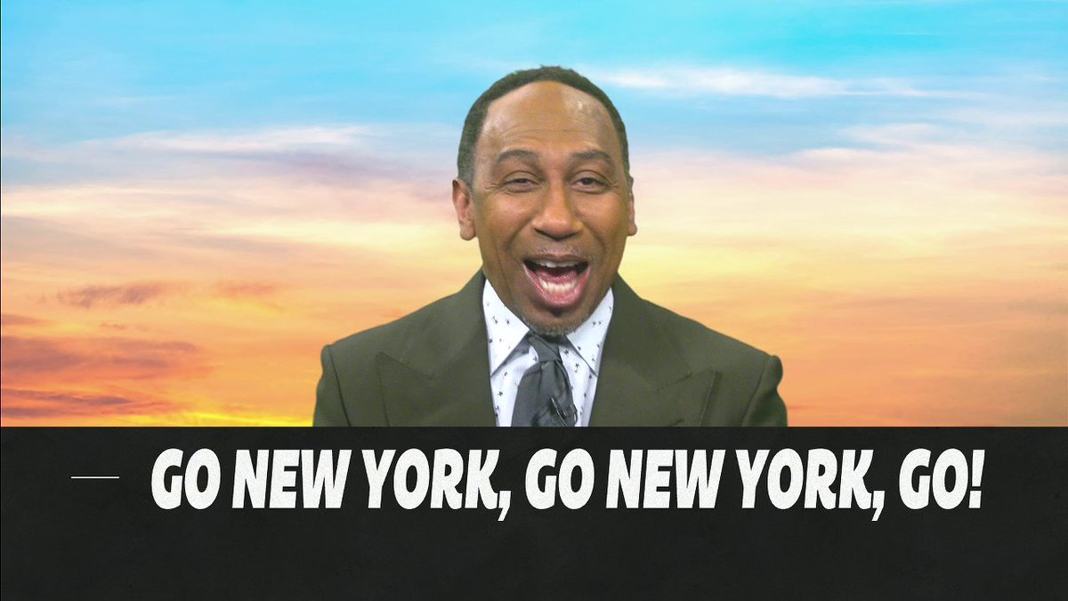The Stephen A Smith intro we were all waiting for 🥳 🗽