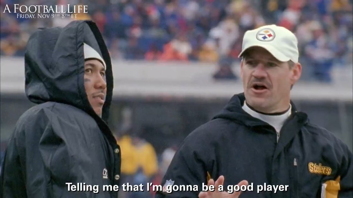 The coaches that get on you are the coaches who care. Happy birthday to @Steelers legend Bill Cowher 🙌