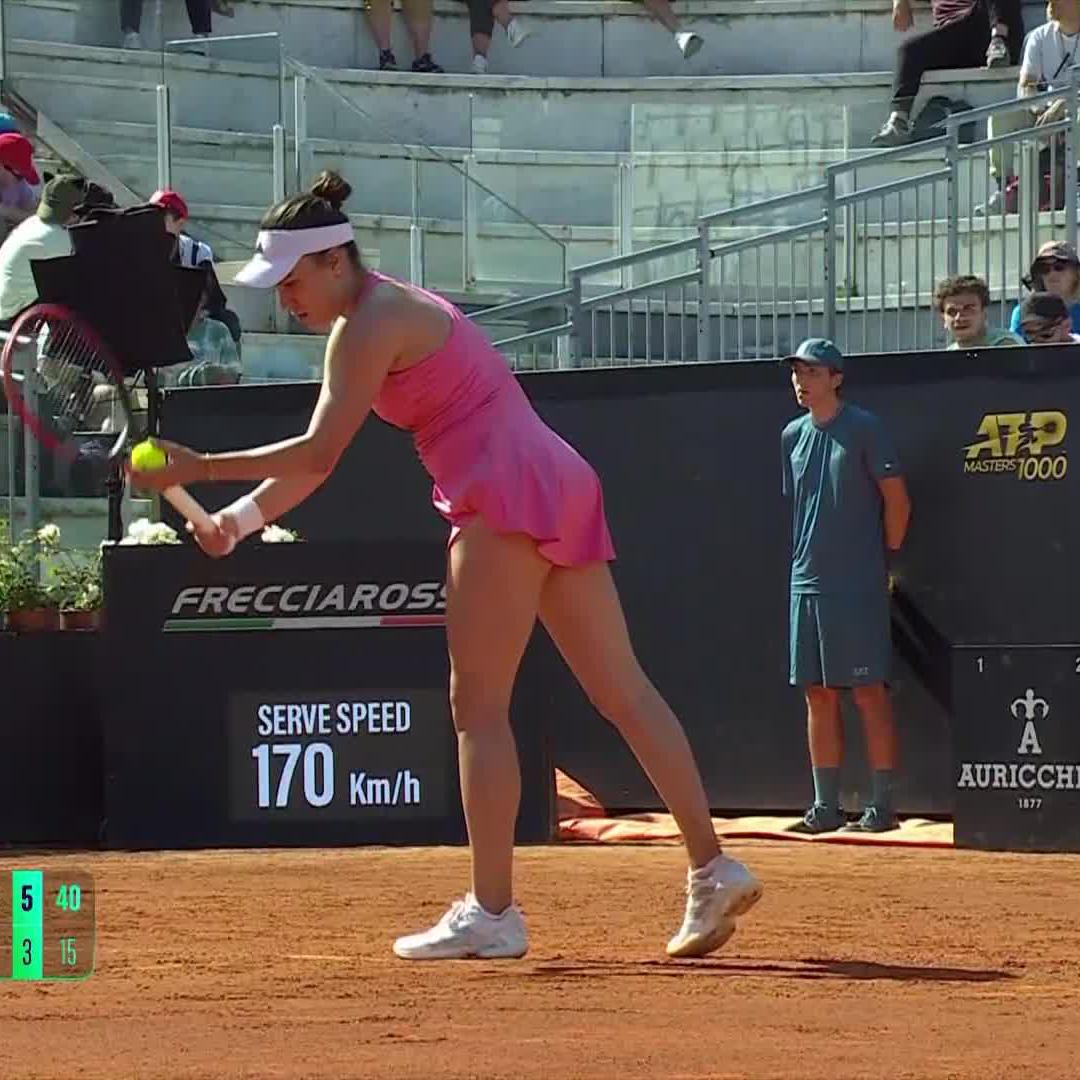 Let’s go Danielle 👊 Danielle Collins holds strong to take out Ruse in straight sets, 6-3, 6-3. #IBI25