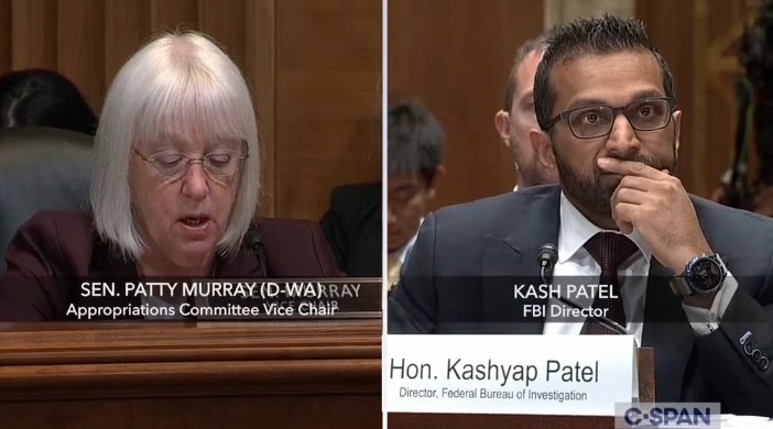 Sen. Murray: When will we get the FBI FY25 spend plan? Patel: I’ll get you an answer, I don't have a timeline on that Sen. Murray: It was due last week by law. You have no timeline? Patel: No