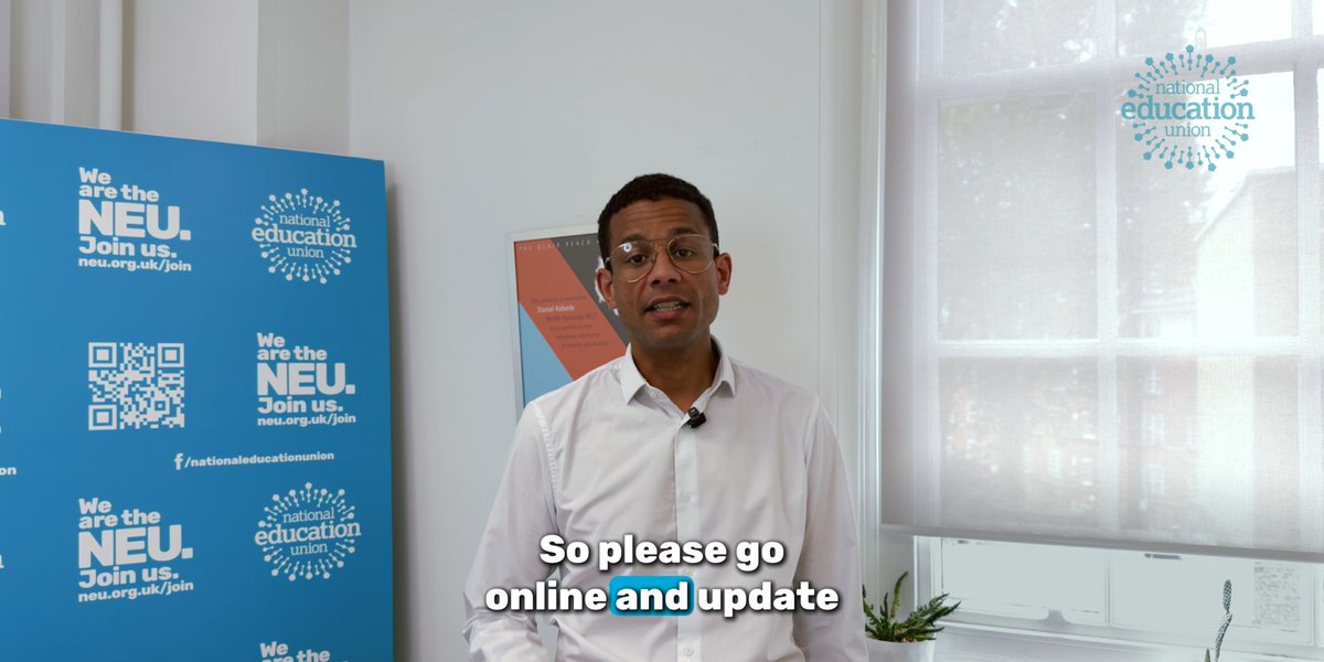 We are preparing to run a formal ballot to stand up for a fully funded pay offer and to stop school cuts. Our schools cannot afford to take a £1.1bn cut in their budgets. But first we need you to update your details at to make sure that your address is up to date. Watch Daniel explain what we need you to do 👇