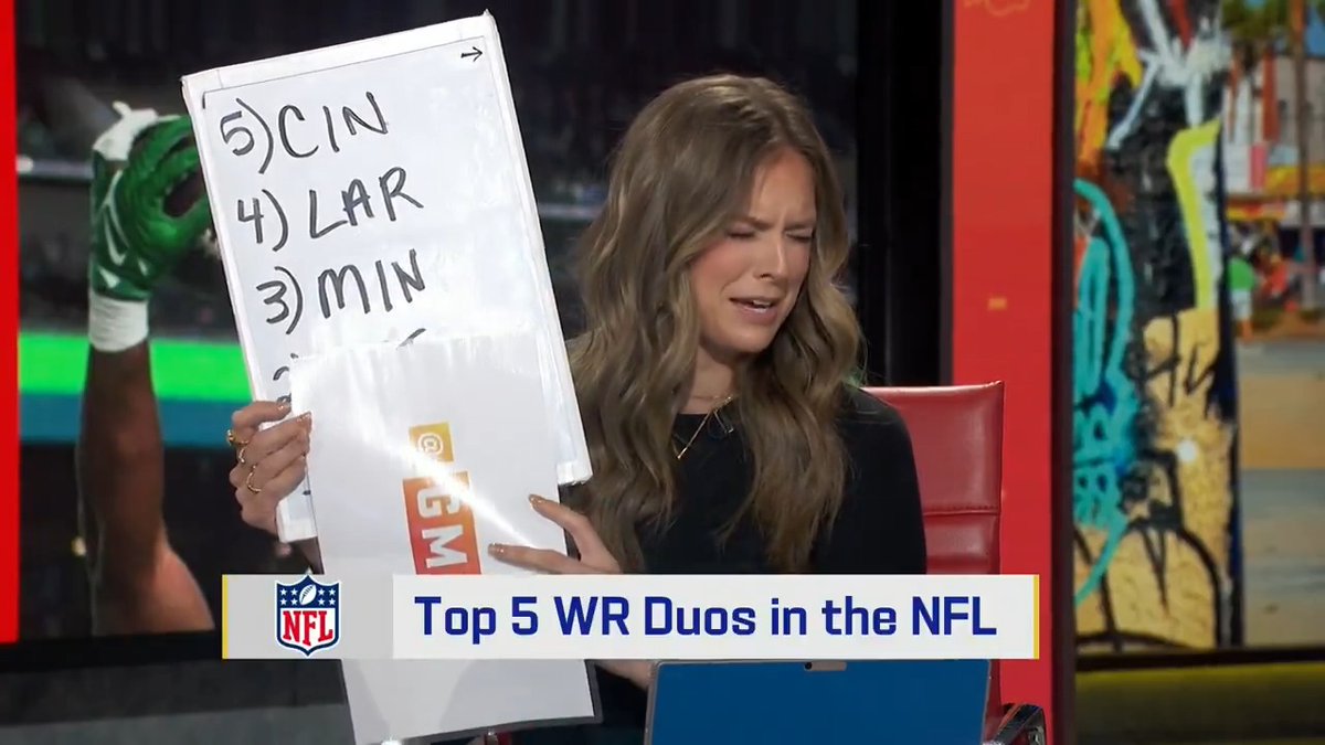 .Minnesota Vikings fan Jamie Erdahl was having a hard time putting a divisional rival ahead of her team on her best WR duos list 😅
